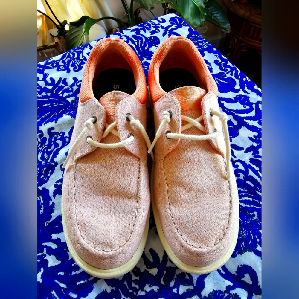 Sperry Cloudfoam Canvas Boat Shoes